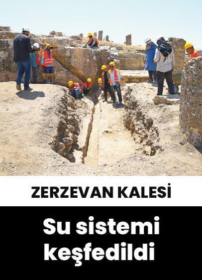 Zerzevan Kalesi'nde 1800 yıllık ‘su sistemi' keşfedildi!