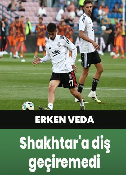 Kartal'dan Avrupa Ligi'ne erken veda: Shakhtar'a diş geçiremedi