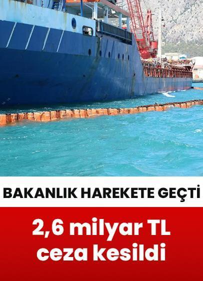 Bakanlık, çevreyi kirletenlere 2,6 milyar TL ceza kesti!