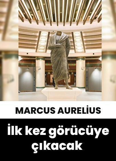 Marcus Aurelius heykeli ilk kez görücüye çıkacak!