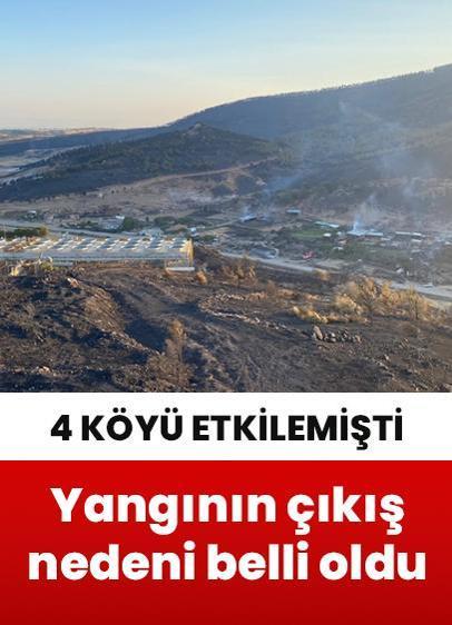 Çanakkale'nin Ayvacık ilçesinde başlayan yangının çıkış nedeni belli oldu!
