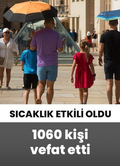 İspanya'da yüksek sıcaklar 1060 kişinin ölümüne neden oldu!