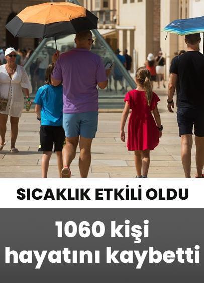 İspanya'da yüksek sıcaklar 1060 kişinin ölümüne neden oldu!