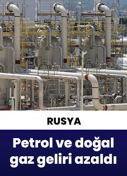 Rusya'nın petrol ve doğal gaz gelirleri yüzde 27 azaldı!