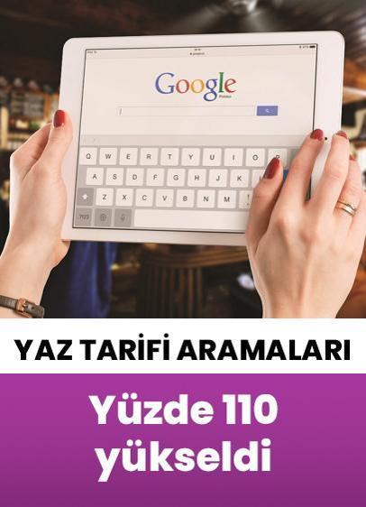 Yaz tarifi aramaları yüzde 110 yükseldi!
