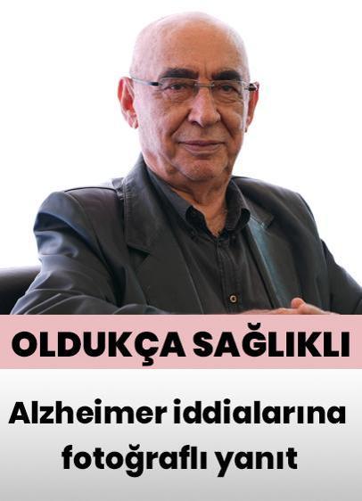 Alzheimer iddialarına fotoğraflı yanıt... Şener Şen çok sağlıklı