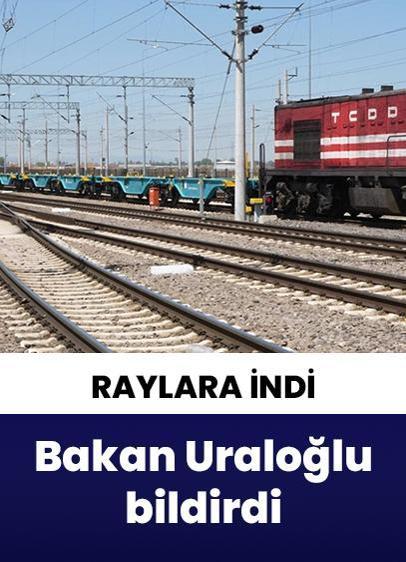 Bakan Uraloğlu, 127 yeni nesil milli yük vagonunun raylara indiğini bildirdi!