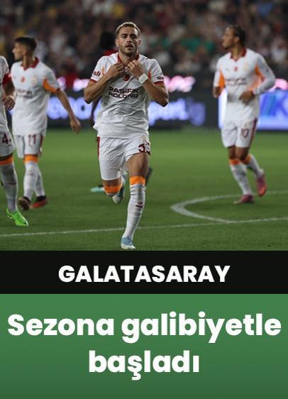 Galatasaray, Süper Lig'in yeni sezonuna galibiyetle başladı!