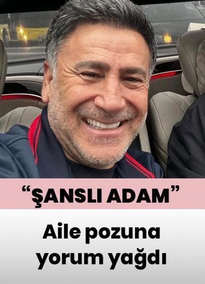 İzzet Yıldızhan'ın aile pozu sosyal medyayı salladı... 'Şanslı adam' yorumları yağdı