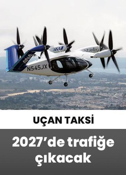 Japonya'da uçan taksiler 2027'de trafiğe çıkacak!