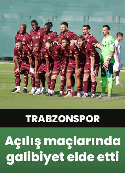 Trabzonspor, ligde oynadığı açılış maçlarının büyük bölümünü kazandı!