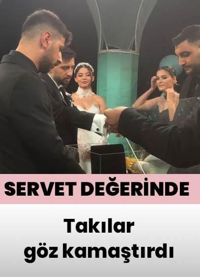 Burak Bulut ve Eda Sakız'ın düğününde takılar göz kamaştırdı! Servet değerinde
