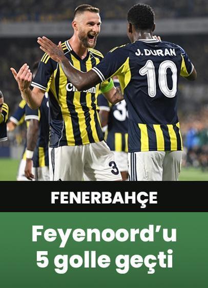 Fenerbahçe, Feyenoord'u 5-2 mağlup ederek adını play-off turuna yazdırdı!