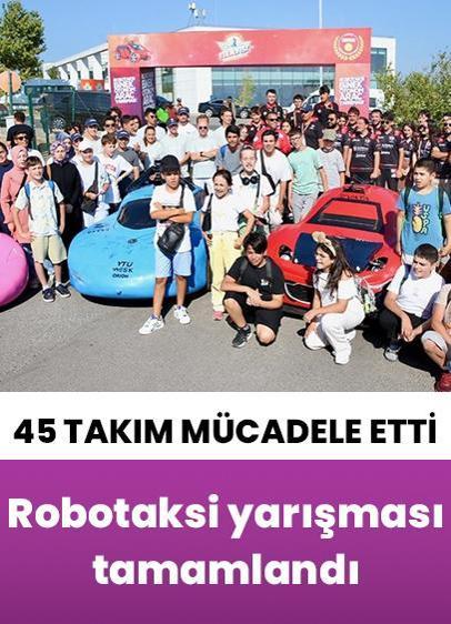 TEKNOFEST Robotaksi Binek Otonom Araç Yarışması sona erdi
