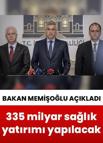 Sağlık Bakanı Memişoğlu: "İstanbul'da 335 milyar liranın üzerinde sağlık yatırımı yapılacak"