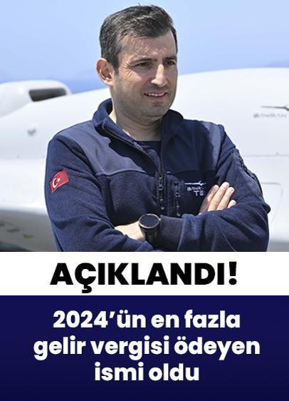 Selçuk Bayraktar, Türkiye'nin 2024 yılında en fazla gelir vergisi ödeyen ismi oldu