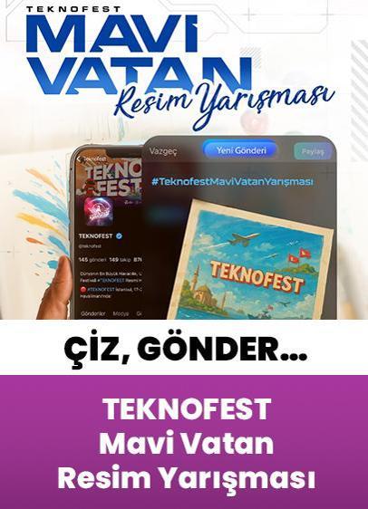 TEKNOFEST Mavi Vatan Resim Yarışması ile minik eller, büyük hayallere yelken açıyor!
