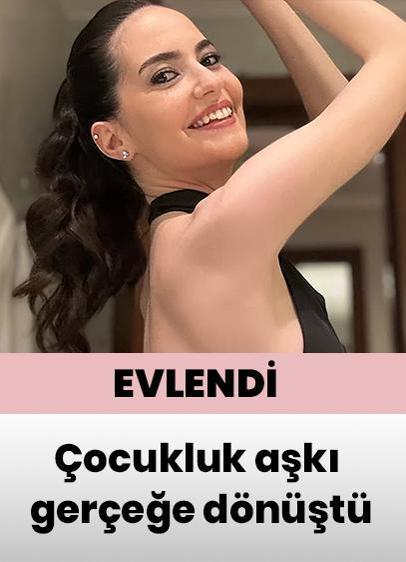 Çocukluk aşkı gerçeğe dönüştü... Ezgi Şenler evlendi