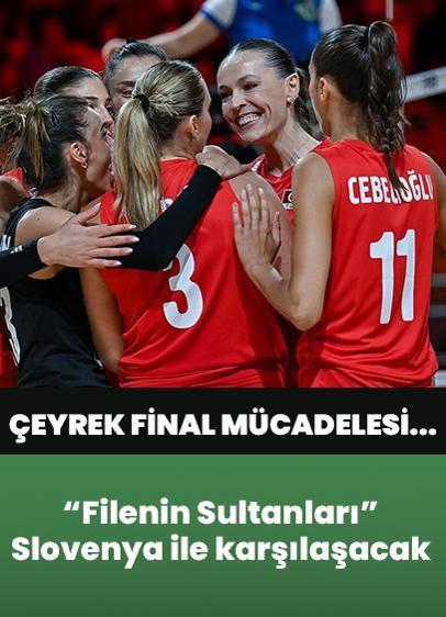 Dünya Şampiyonası'nın son 16 turu... "Filenin Sultanları" Slovenya ile karşılaşacak