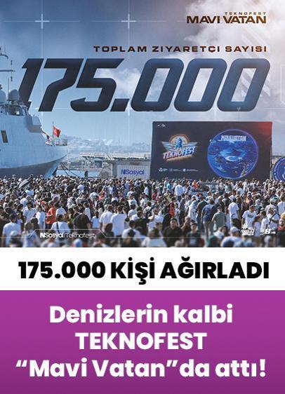 Denizlerin kalbi 4 gün boyunca TEKNOFEST Mavi Vatan'da attı!
