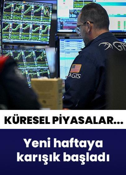 Küresel piyasalar 1 Eylül Pazartesi gününe karışık başladı