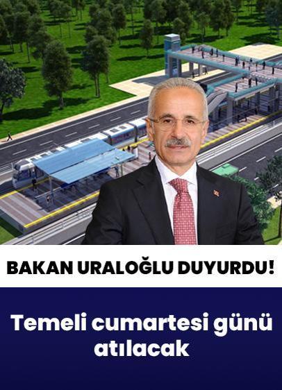 Körfezray Metrosu'nun temeli cumartesi günü atılacak