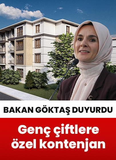 Bakan Göktaş duyurdu! Genç çiftlere yüzde 20 özel kontenjan ayrılacak