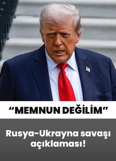 "Rusya-Ukrayna savaşı"yla ilgili konuştu! "Hiçbir şeyden memnun değilim"