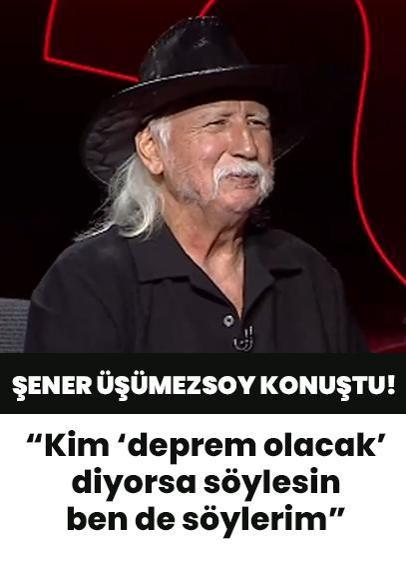 Şener Üşümezsoy, 24 TV Arafta Sorular'da açıkladı: Kim "Deprem olacak" diyorsa söylesin, ben de söylerim