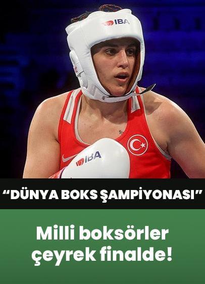 Milli boksörler "Dünya Boks Şampiyonası"nda çeyrek finale yükseldi