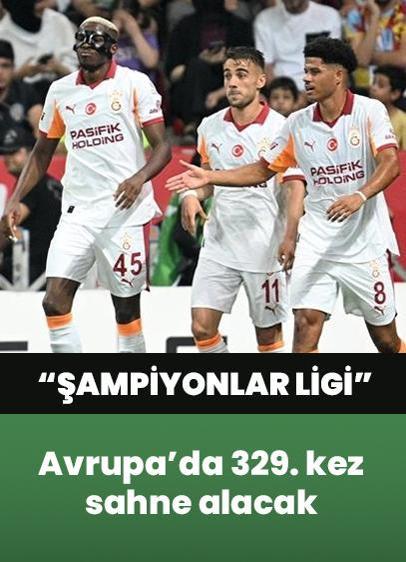Galatasaray, Avrupa'da 329. kez sahne alacak
