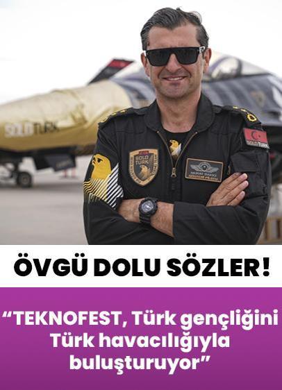 SOLOTÜRK ekip liderinden "TEKNOFEST"e övgü dolu sözler