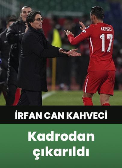 İrfan Can Kahveci, A Milli Futbol Takımı aday kadrosundan çıkarıldı