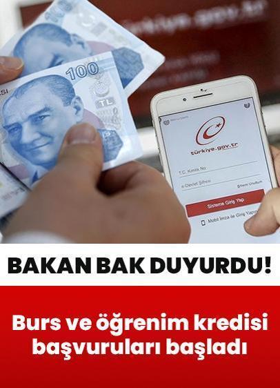 Burs ve öğrenim kredisi başvuruları başladı