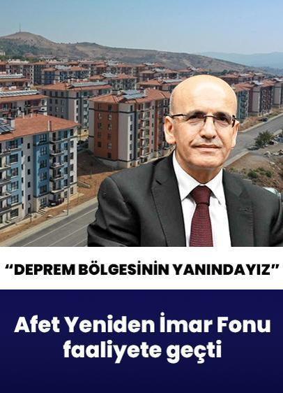 Afet Yeniden İmar Fonu faaliyete geçti! "Deprem bölgesinin her zaman yanındayız"
