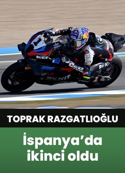 Toprak Razgatlıoğlu, İspanya'daki ilk yarışta ikinci oldu 