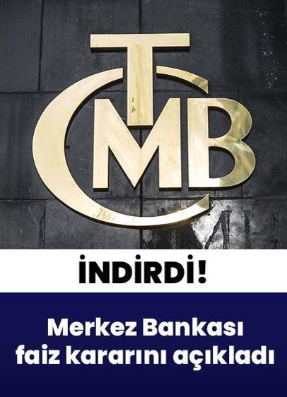 Merkez Bankası faiz kararını açıkladı