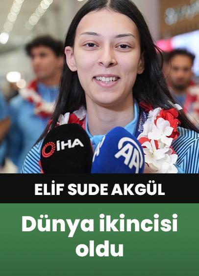Milli tekvandocu Elif Sude Akgül, dünya ikincisi oldu