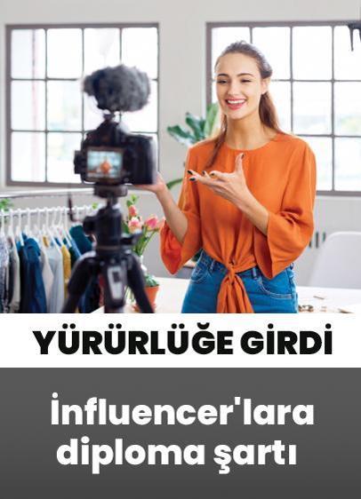 İnfluencer'lara diploma şartı