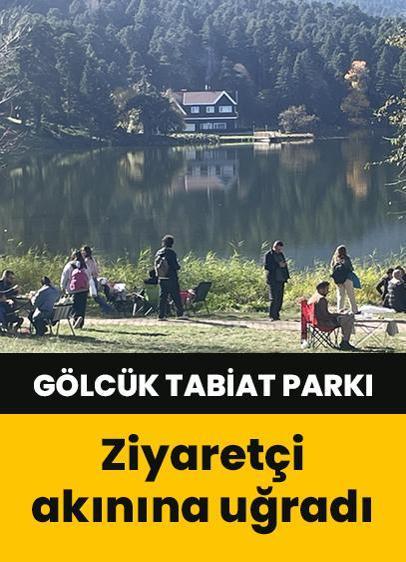 Gölcük Tabiat Parkı ziyaretçi akınına uğradı