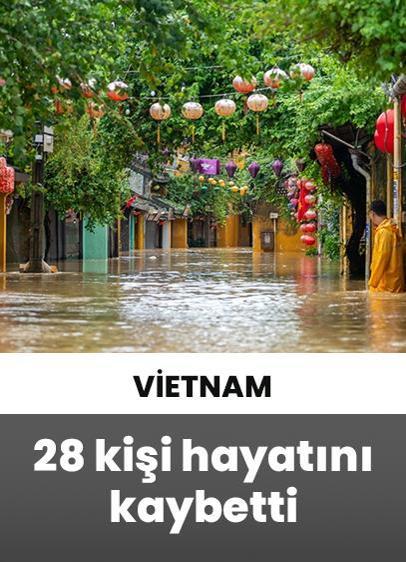 Vietnam'da sel ve heyelanlar nedeniyle 28 kişi hayatını kaybetti