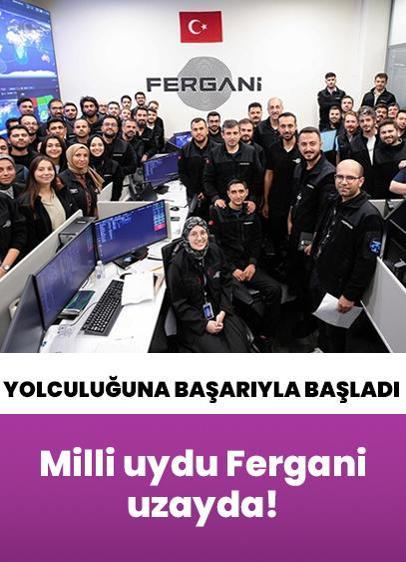 Milli uydu Fergani FGN-100-d2 uzay yolculuğuna başarıyla başladı