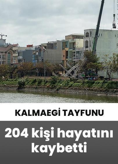 Filipinler'de meydana gelen Kalmaegi Tayfunu'nda 204 kişi hayatını kaybetti