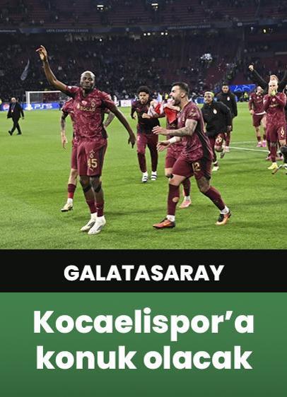 Galatasaray, Süper Lig'de yarın Kocaelispor'a konuk olacak