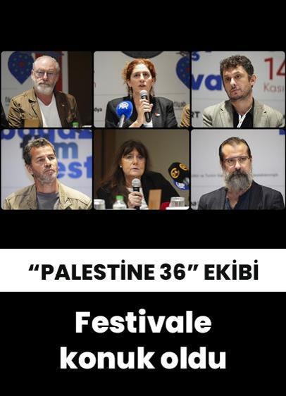 "Palestine 36" filminin ekibi 13. Boğaziçi Film Festivali'ne konuk oldu