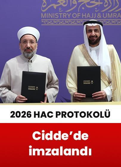 2026 Yılı Hac Protokolü Cidde'de imzalandı