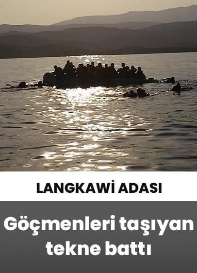 Malezya açıklarında göçmenleri taşıyan tekne battı!