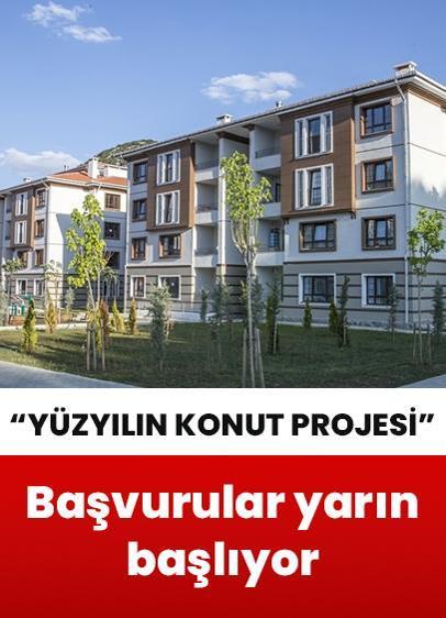 "Yüzyılın Konut Projesi"ne başvurular yarın başlayacak