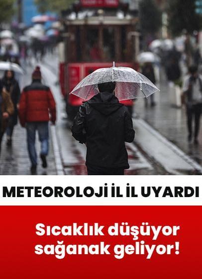 11 Kasım Salı hava nasıl olacak? Meteoroloji il il uyardı: Sıcaklık düşüyor, sağanak geliyor!