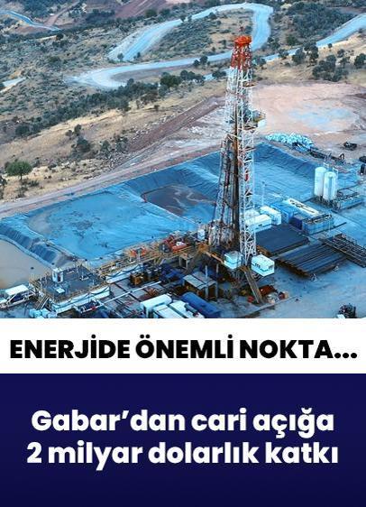 Bir zamanlar terörle anılan Gabar'dan cari açığa 2 milyar dolarlık katkı